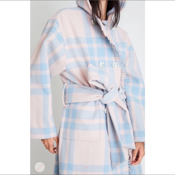 LoveShackFancy Plaid Coat - Picture 3 of 7